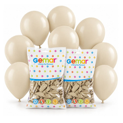 Balony Lateksowe Pastelowe Latte 12" 200 szt. Na Urodziny Wesele GEMAR