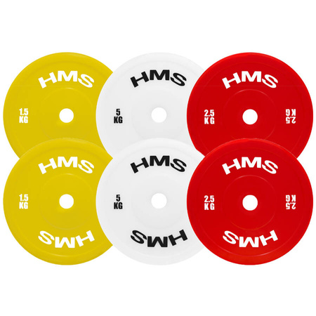 HMS Talerze Obciążenia Na Gryf Olimpijski Sztangę Polietylenowe 2x5 kg
