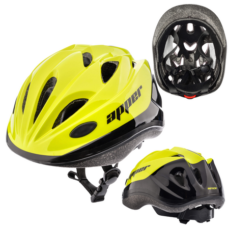 Kask Rowerowy Regulowany Dziecięcy Otwory Wentylacyjne + Zestaw Ochraiaczy