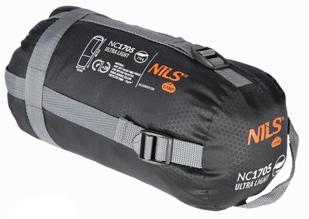 Śpiwór Turystyczny Ultra Lekki Mumia Z Kapturem Pod Namiot + Pokrowiec NILS