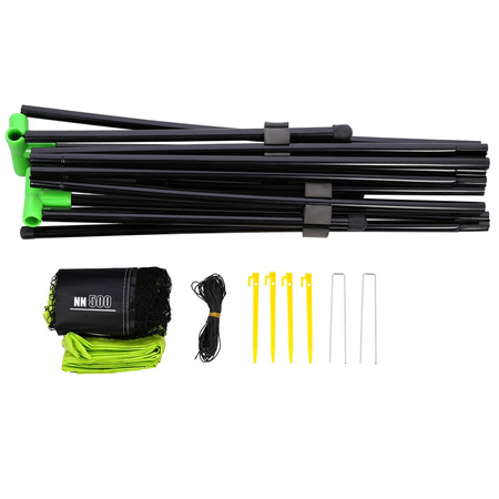 NILS Zestaw Siatka + Stelaż Do Gry Rekreacyjnej W Badmintona 500 cm