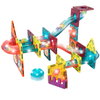 Klocki Magnetyczne Konstrukcyjne Świecący Tor Zestaw Dla Dzieci 65 el. 