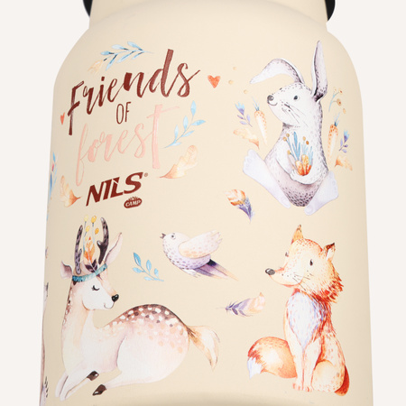 Butelka Turystyczna Na Zimne Napoje Szkolna Dla Dziecka 520 ml NILS