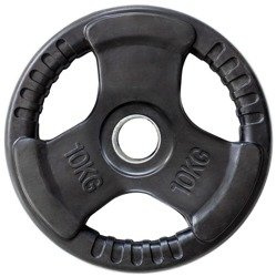 HMS Talerz Olimpijski Żeliwny Ogumowany Obciążenie Na Gryf Sztangę 10 kg