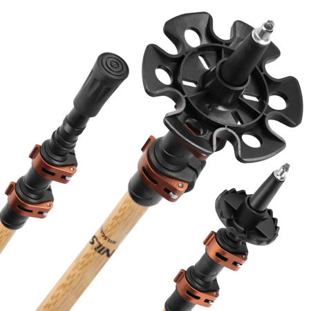 Kije Trekkingowe Kijki Nordic Walking Składane Do Chodzenia Po Górach NILS