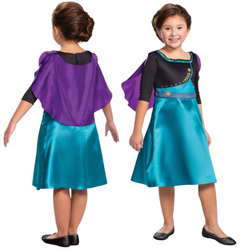 Strój Anna Queen Kostium Przebranie Dla Dziecka Frozen 2 DISGUISE 7-8 Lat