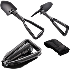 METEOR Ergonomiczna Składana Saperka Turystyczna 3w1 Łopata Piła Motyka 46 cm