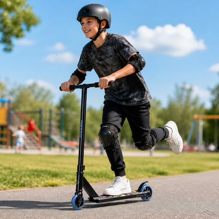 Hulajnoga Wyczynowa Stunt Freestyle Do Trików Młodzieżowa Kółka 100 mm
