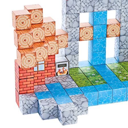 Klocki Magnetyczne Konstrukcyjne Zestaw 119 Elementów Edukacyjne Dla Dzieci