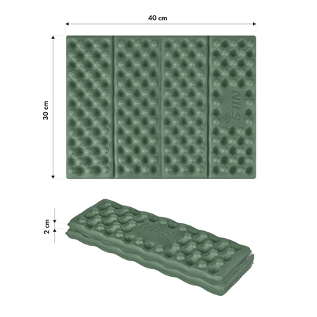 Karimata Mata Turystyczna Kempingowa IXPE Do Siedzenia Z Izolacją 40x30 cm
