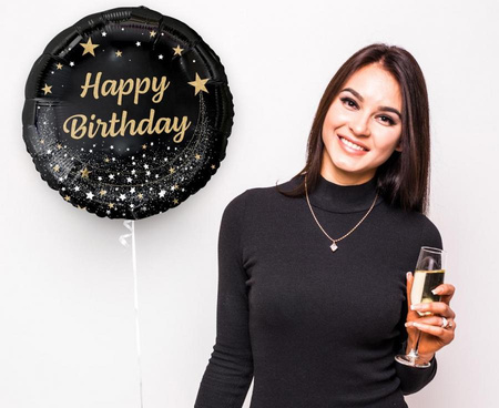 Balony Foliowe Na 60 Urodziny Imprezę Przyjęcie Happy Birthday Zestaw 3szt.