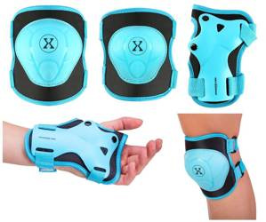 Ochraniacze Rowerowe Zestaw 6 szt. Dla Dzieci Na Rolki Deskorolkę Hulajnogę