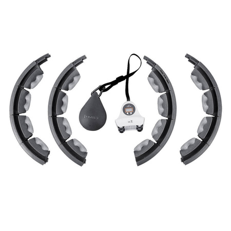 Hula Hop Magnetyczny Z Wypustkami Obciążnikiem I Licznikiem + Pas Wyszczuplający HMS