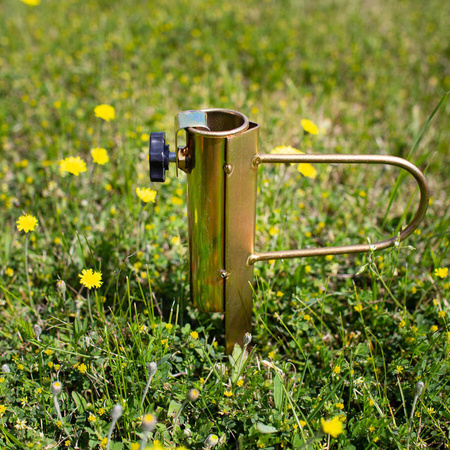 Parasol Plażowy Ogrodowy Składany Filtr UV + Uchwyt Hak NILS