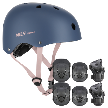 Kask Na Rolki Rower Hulajnogę Regulowany Dla Dzieci Orzeszek + Ochraniacze