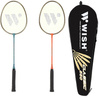 Zestaw 2 Rakiety ISODYNAMIC Do Gry Rekreacyjnej W Badmintona + Pokrowiec