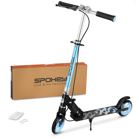 Hulajnoga Składana Regulowana Miejska Klasyczna Dwukołowa Kółka 145 mm