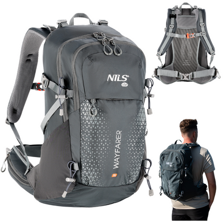 Plecak Ewakuacyjny Turystyczny Trekkingowy Taktyczny Wojskowy Sportowy 35 L NILS