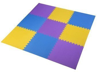 Mata Puzzle Pod Sprzęt Do Ćwiczeń Fitness Ochronna Uniwersalna 60x60cm 9el.