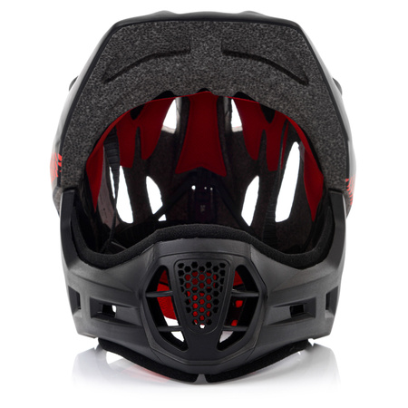 Kask Rowerowy Regulowany Na Hulajnogę Full Face Szczękowy Odpinany METEOR