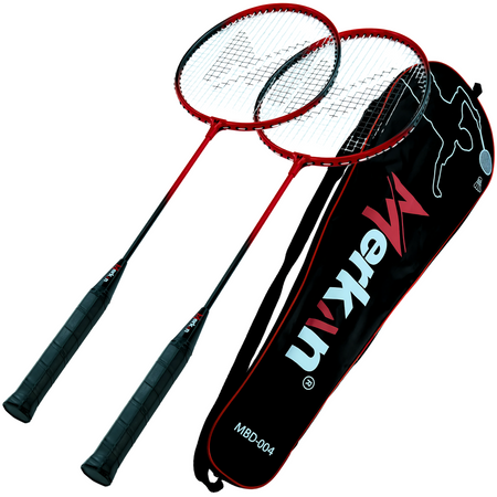 Zestaw Do Gry W Badmintona Rekreacyjnej Rakietki Paletki + Lotki W Pokrowcu