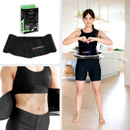 Hula Hop Odchudzające Z Wypustkami i Obciążnikiem + Pas Wyszczuplający Plus Size HMS