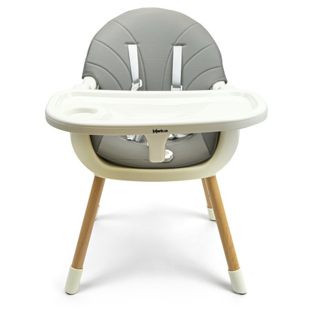MERKAN Krzesełko Stalowe Fotelik Do Karmienia Z Blatem 3w1 Dla Dziecka