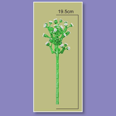 Mould King Klocki Konstrukcyjne Kwiat Konwalia 144 Elementy
