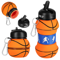 Butelka Sportowa Bidon Silikonowy Składany 550 ml NILS