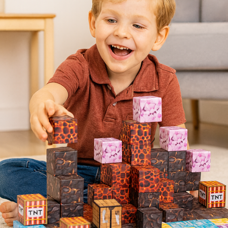 Klocki Magnetyczne Konstrukcyjne Zestaw 86 Elementów Edukacyjne Dla Dzieci