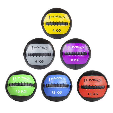 Piłka Lekarska Wall Ball Do Ćwiczeń Crossfit Treningu Siłowego 10 kg HMS