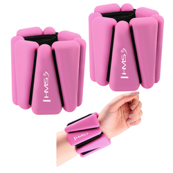 Obciążniki Na Kostki i Nadgarstki Do Ćwiczeń Silikonowe  2x0.5 kg Różowe