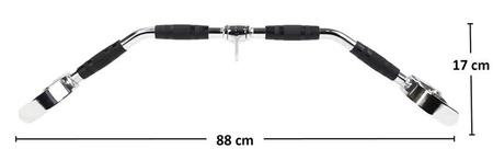 Uchwyt Szeroki Drążek Do Atlasu Wyciągu Dolnego i Górnego Treningu HMS