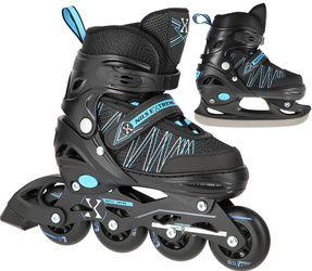 NILS 2w1 Łyżworolki Rolki Rekreacyjne Łyżwy Regulowane