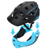 Kask Rowerowy Regulowany Na Hulajnogę Full Face Szczękowy Odpinany METEOR
