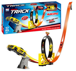 Tor Samochodowy Wyścigowy Dla Dzieci 231 cm + Samochód