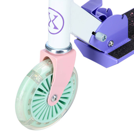 NILS Hulajnoga Miejska Klasyczna Składana Koła LED 120 mm