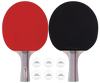 SPOKEY Zestaw 2 Rakietki + 6 Piłeczek Do Tenisa Stołowego Ping Ponga
