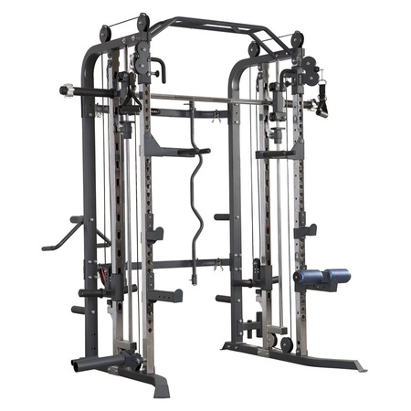 Atlas Suwnica Smitha + Gryf Do Ćwiczeń Treningu Siłowego Fitness HMS