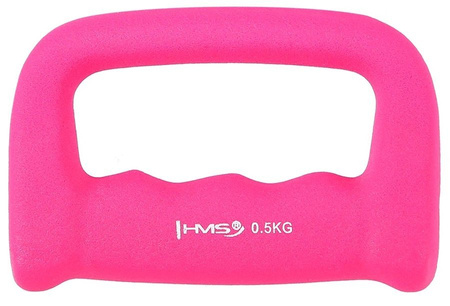 HMS Kastety Ciężarki Żeliwne Pokryte Neoprenem 2x0,5 kg