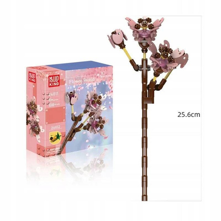 Mould King Klocki Konstrukcyjne Japoński Kwiat Wiśni 108 Elementów