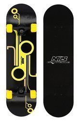 Deskorolka Klasyczna Drewniana Deska Skateboard Dla Początkujących NILS