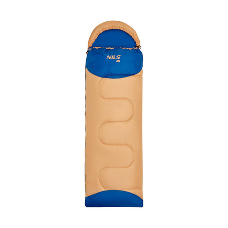 Ciepły Śpiwór Turystyczny Koperta Z Kapturem Dla Dziecka 180x60 cm + Karimata