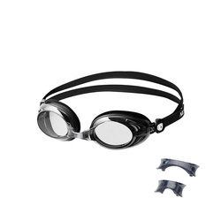 NILS Okularki Pływackie Do Pływania Na Basen Czarny