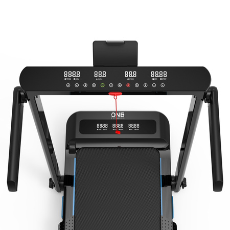 Bieżnia Elektryczna Domowa Regulacja Kąt Nachylenia 14 km/h Zwift Kinomap