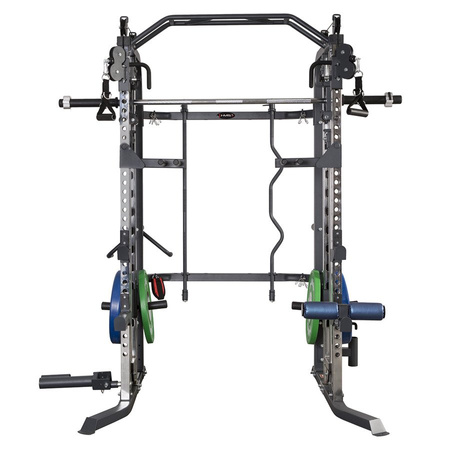 Atlas Suwnica Smitha + Gryf Do Ćwiczeń Treningu Siłowego Fitness HMS