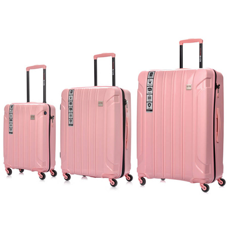 Swissbags+ Zestaw 3 Walizek Na Kółkach Kabinowa Średnia Duża