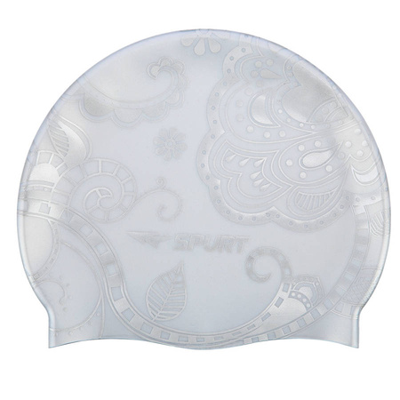 NILS Zestaw Pływacki Szare Okularki Pływackie + Czepek Na Basen