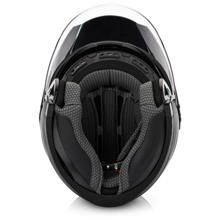 Kask Motocyklowy Z Blendą Przeciwsłoneczną Otwarty Czarny METEOR