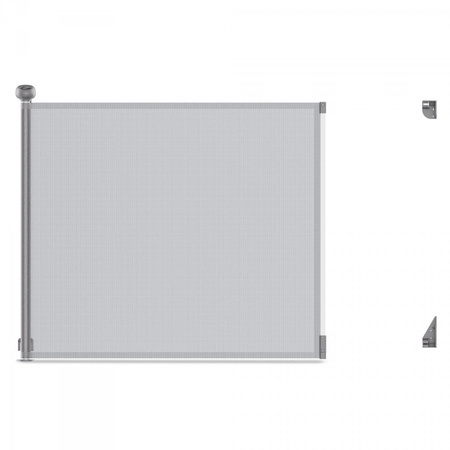 Bramka Zabezpieczająca Zwijana Barierka Na Schody 140 × 98 cm STAIRSAFE